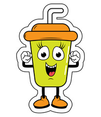 Drinking Cup Cartoon