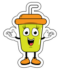 Drinking Cup Cartoon