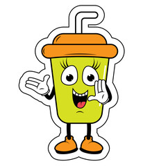 Drinking Cup Cartoon