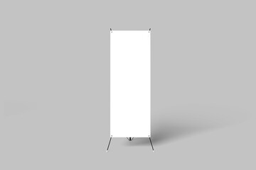 Blank X-Banner White