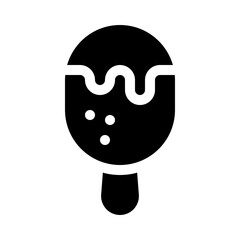 ice cream glyph icon