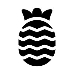 pineapple glyph icon