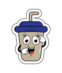 Drinking Cup Cartoon