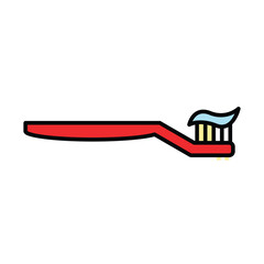 toothbrush icon vector design templates simple and modern
