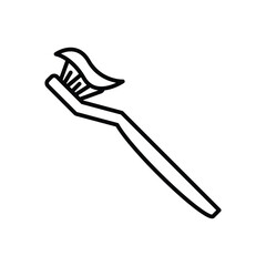 Fototapeta premium toothbrush icon vector design templates simple and modern