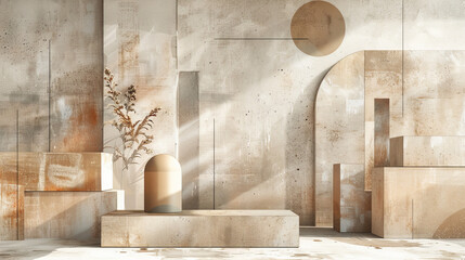 A simple wooden door leads into a historic stone church with a grand entrance colonnade