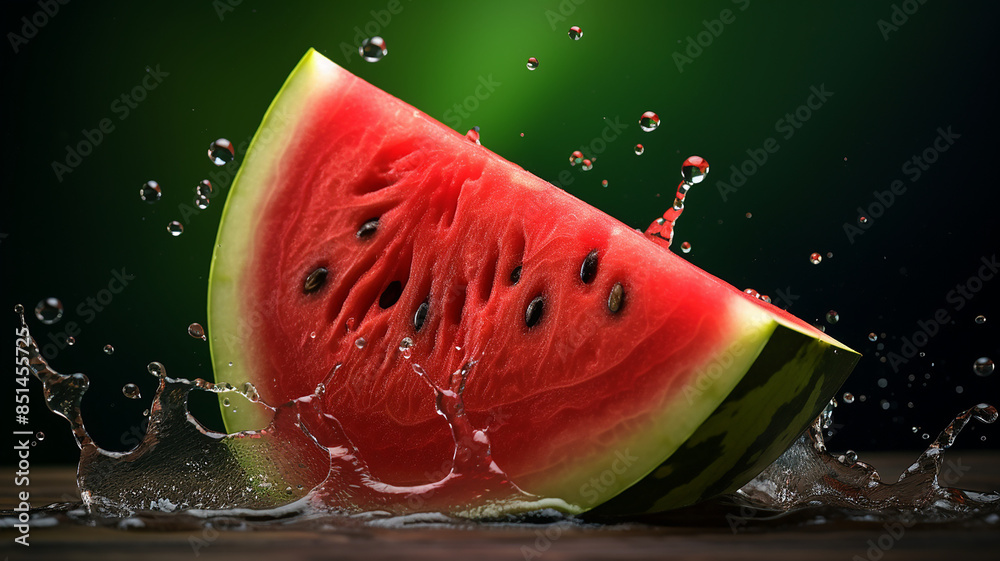 Wall mural slice of watermelon ii