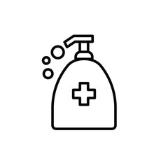 Obraz premium Liquid soap icon vector design templates simple and modern