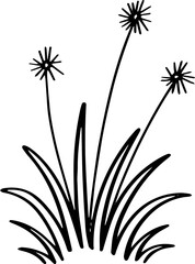 Obraz premium cute cartoon plant drawing.