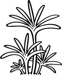 cute cartoon plant drawing.