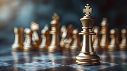 Conceptual Visualization of Challenges in Strategic Leadership and Triumph over Adversity