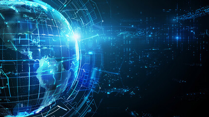 world futuristic hight tech corporate business technology background