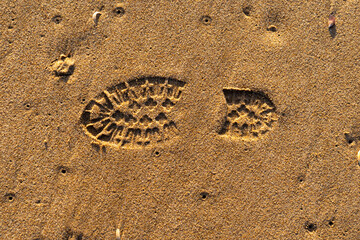Footprint in the Sand