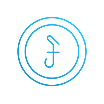 Cambodian Riel vector icon