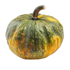 Fresh ripe pumpkin isolated on white background


