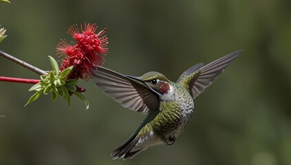 hummingbird in flight