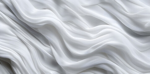 Close up of white fabric texture background