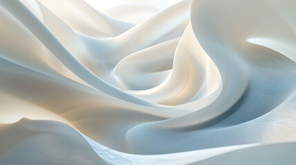 Fototapeta premium Abstract shapes that evoke a sense of peace.