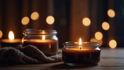 candles on the table