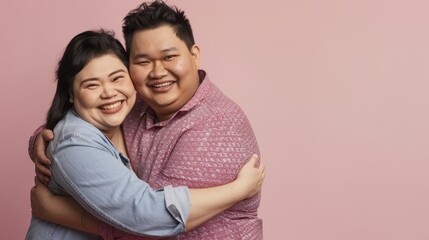 Happy Multicultural Couple in Casual Wear, Perfect for Diversity and Inclusion Campaigns and Modern Lifestyle Marketing