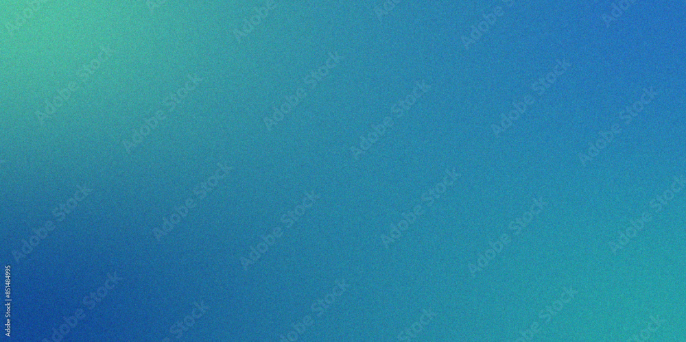 Aufkleber teal green blue grainy glowing noise texture. rough grunge grainy noised blurred color gradient. tur