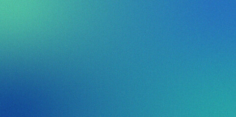Teal green blue grainy glowing noise texture. Rough grunge grainy noised blurred color gradient. Turquoise glowing noise texture poster backdrop design. Material blue surface vintage texture.