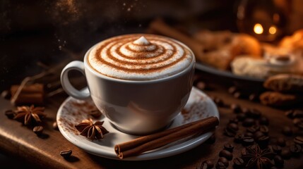 Coffee cup background