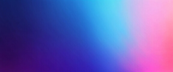Fototapeta premium Blurred color gradient purple pink blue grainy color gradient background dark abstract backdrop banner poster card wallpaper website header design