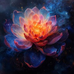 Galactic Bloom: Nebulaic Power Blossom