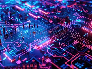 Circuitry lines on digital display