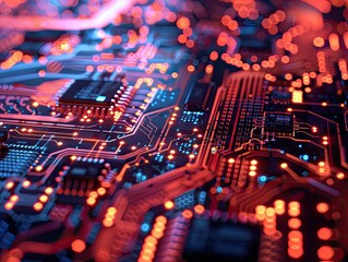 Circuitry lines on digital display