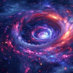 Obraz premium Quantum Energy Vortex: The Power of Nature