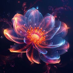 Obraz premium Quantum Power Blossom