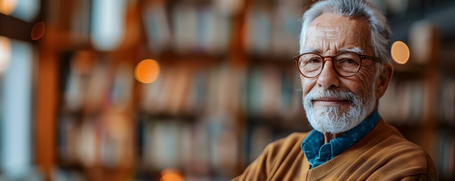 Senior Citizen Embracing New Educational Opportunities Later in Life - Powered by Adobe