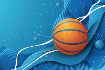 Basketball template design, Basketball banner Sport layout design, Basketball event