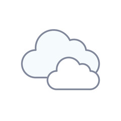 Clouds vector icon