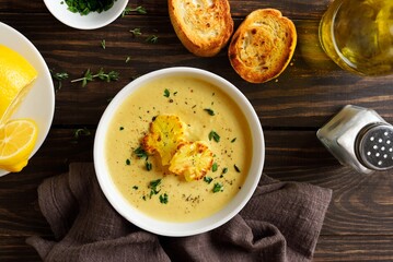 Cauliflower cheese soup