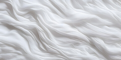 Obraz premium Close up of white fabric texture background