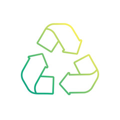 Recycle vector icon