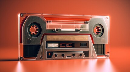 Tape radio background