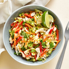 Thai style chicken salad