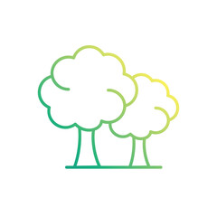 Trees vector icon