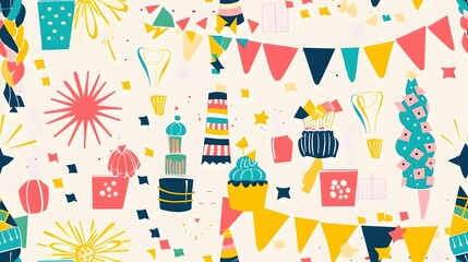 Vibrant Tarot Inspired Whimsical Birthday Party Decor in Minimalist Contemporary Editorial Style