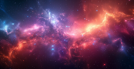 Colorful outer space nebula, space galaxy cloud nebula, stary night cosmos, universe science astronomy, supernova background wallpaper background backdrop