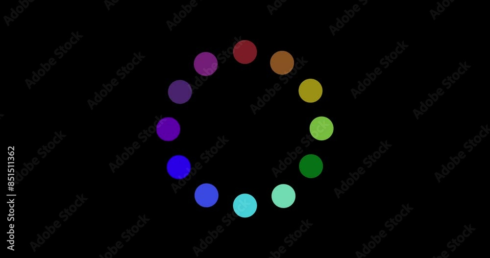 Poster Website, loading and circle icon for search engine online screen, research and internet logo. Abstract design, graphic and symbol on black background for application, browser and network service