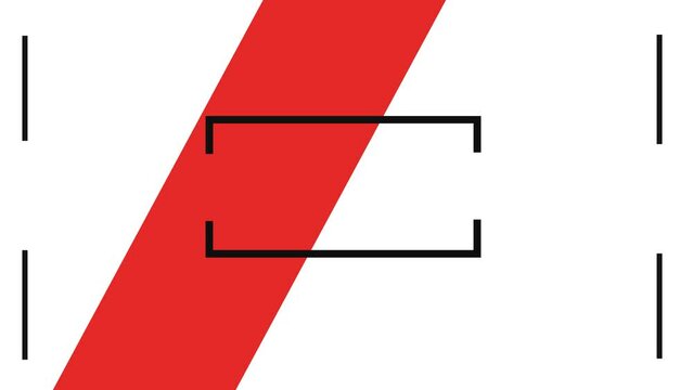 video presentation intro card in a colorful modern style. 4k video template for infographics and business presentations