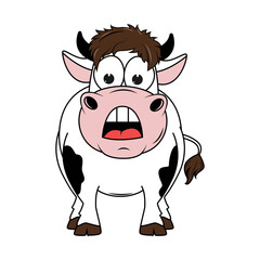 cute cow cartoon