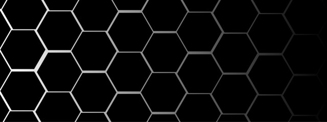 Abstract luxury colorful hexagonal geometric background. Luxury colorful 3D futuristic honeycomb mosaic background. Abstract hexagonal lines background. Vector Illustration.