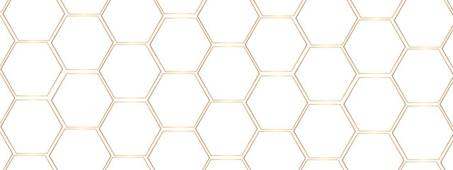 Vector technology luxury colorful hexagonal background vector illustration. Futuristic banner with technology blue hexagons and shiny lights. Design for banner, template, technology, science, medical