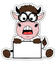 cute cow cartoon